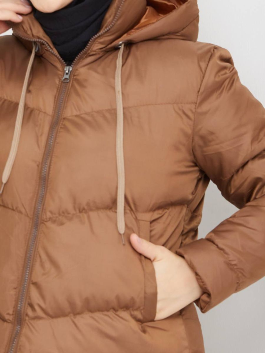 Kısa Dolgulu Şişme Mont